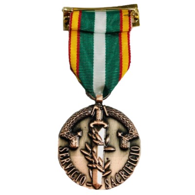MEDALLA ORDEN DEL MERITO POLICIAL BRONCE