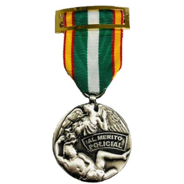 MEDALLA ORDEN DEL MERITO POLICIAL PLATA
