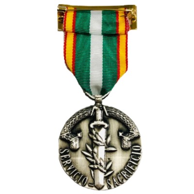 MEDALLA ORDEN DEL MERITO POLICIAL PLATA