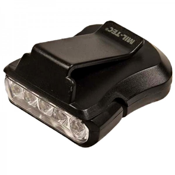 LINTERNA FRONTAL CON CLIP 5 LEDS