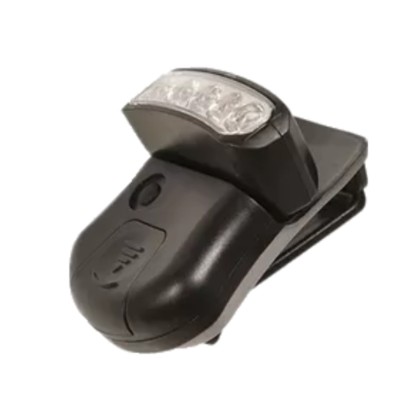 LINTERNA FRONTAL CON CLIP 5 LEDS