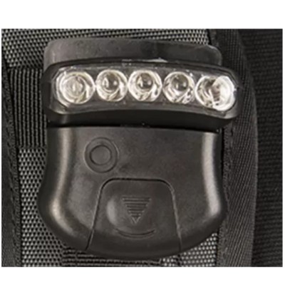 LINTERNA FRONTAL CON CLIP 5 LEDS