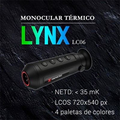 MONOCULAR TERMICO LYNX LC06 HIKMICRO
