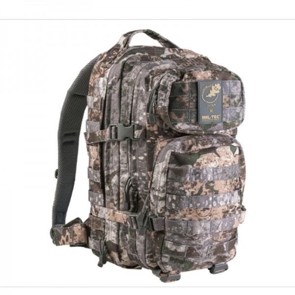 MOCHILA ASSAULT 20 LITROS PHANTOMLEAF Z1B SISTEMA MOLLE BOSQUE CLARO