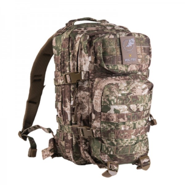 MOCHILA ASSAULT 20 LITROS PHANTOMLEAF Z2 SISTEMA MOLLE BOSQUE MEDIO