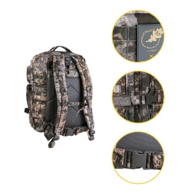 MOCHILA ASSAULT PHANTOMLEAF Z1B, 36 LITROS, SISTEMA MOLLE BOSQUE CLARO