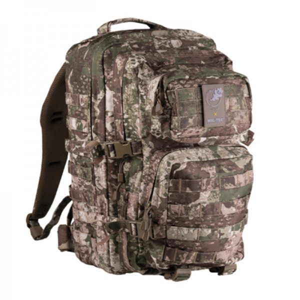 MOCHILA ASSAULT 36 LITROS PHANTOMLEAF Z2 SISTEMA MOLLE BOSQUE MEDIO