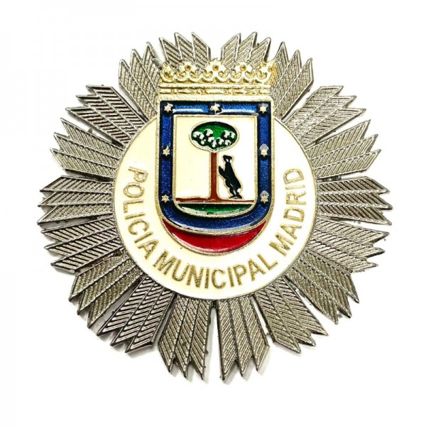 PLACA CARTERA POLICIA MUNICIPAL MADRID