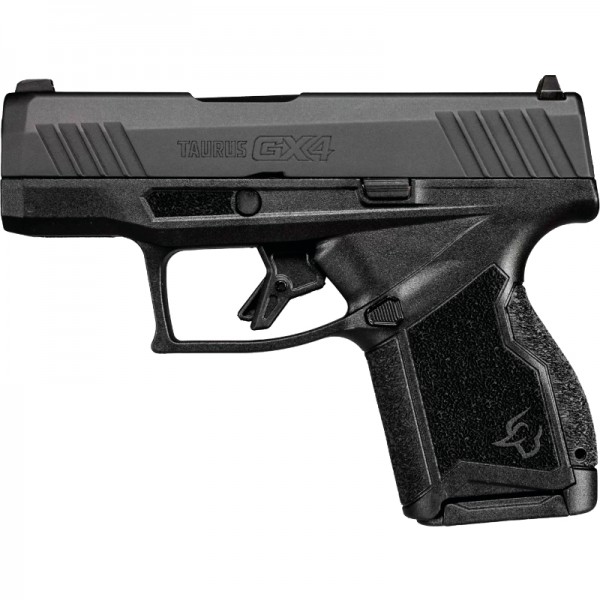 PISTOLA TAURUS GX4 9MM PB LUGER NEGRA MICRO COMPACT 12 DISPAROS DEFENSA PERSONAL