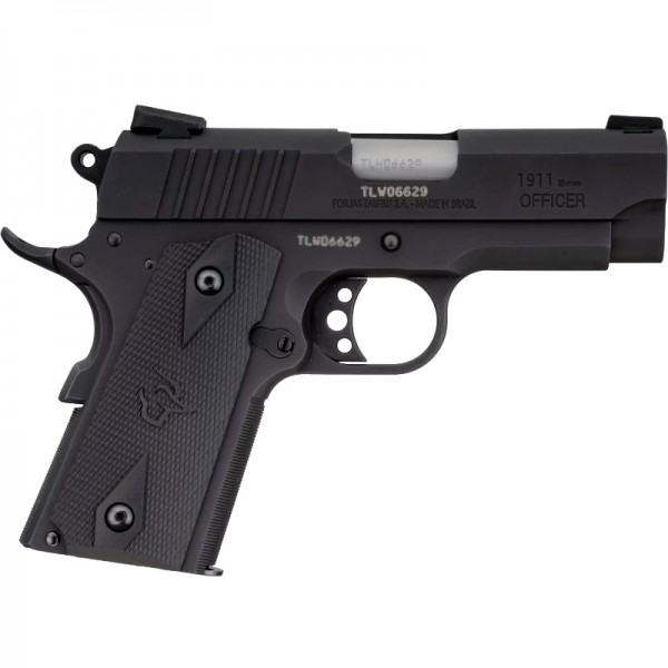 PISTOLA TAURUS 1911™ OFFICER 9 MM NEGRA MATE 8 DISPAROS