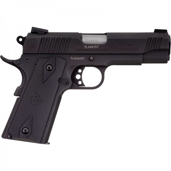 PISTOLA TAURUS 1911™ COMMANDER 9MM NEGRA MATE 9 DISPAROS