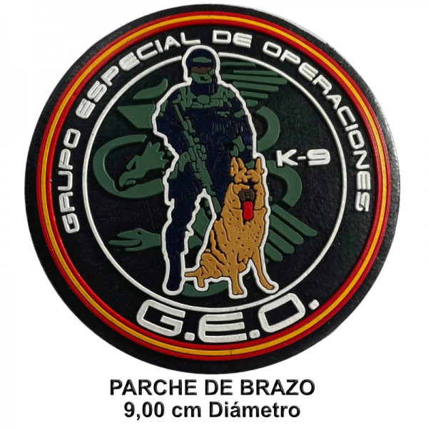 PARCHE PVC DE BRAZO GEO - K9