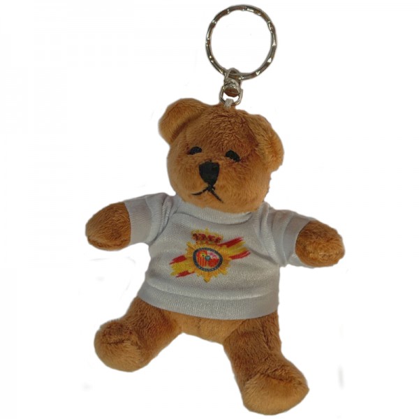 LLAVERO OSO DE PELUCHE POLICIA NACIONAL