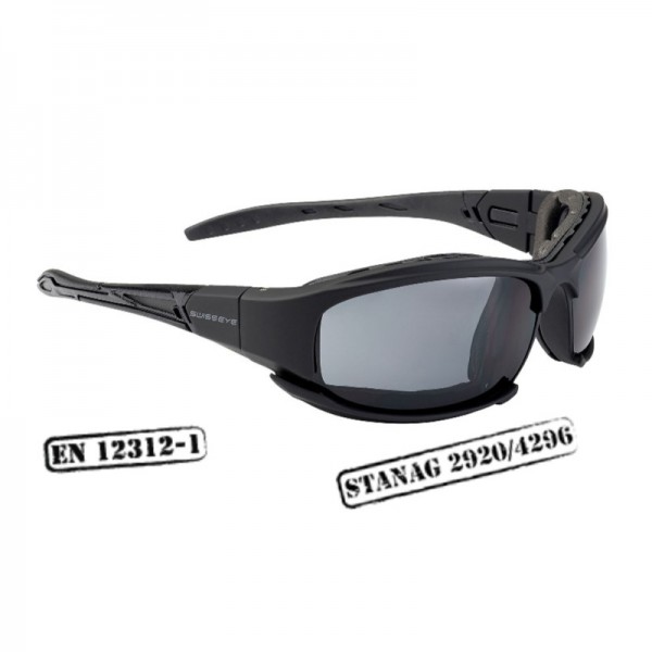 GAFAS TACTICAS SWISSEYE GUARDIAN NEGRO CON LENTES INTERCAMBIABLES
