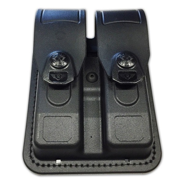 PORTACARGADOR RADAR DOBLE PARA CARGADORES COMPACT EN POLIMERO MOLDEADO DOBLE POSICION