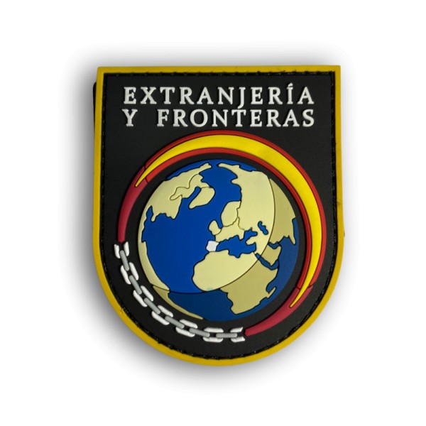 PARCHE GOMA DE BRAZO DE EXTRANJERÍA Y FRONTERAS