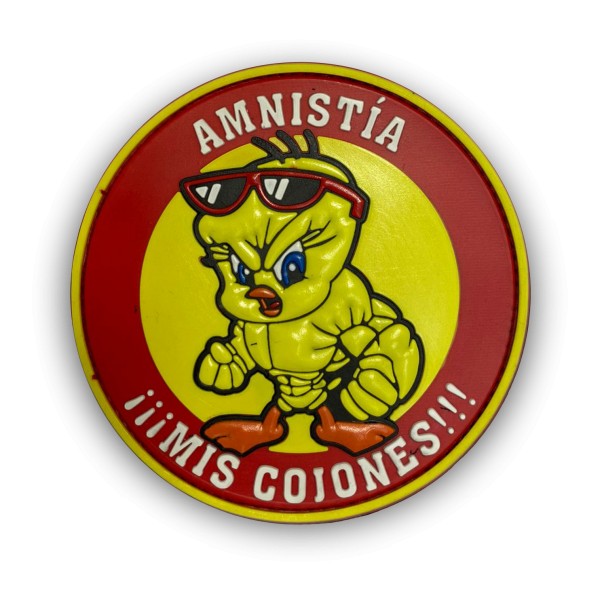 PARCHE DE GOMA "AMNISTÍA PIOLÍN"