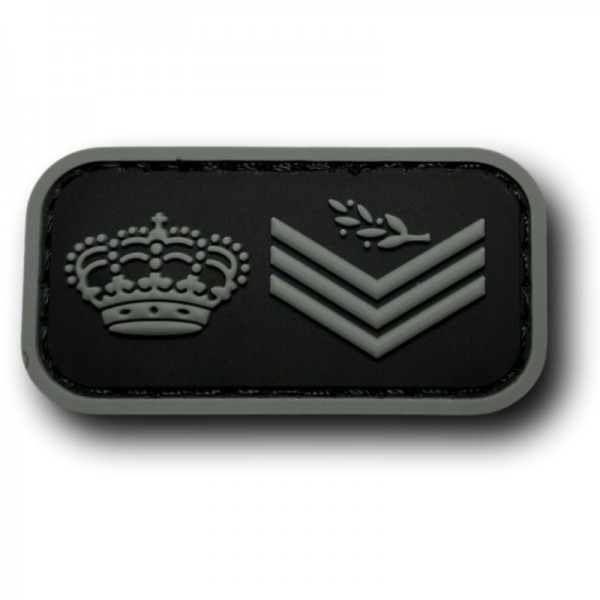 PARCHE DISTINTIVO GOMA 3D OFICIAL DE POLICÍA (BAJA VISIBILIDAD)