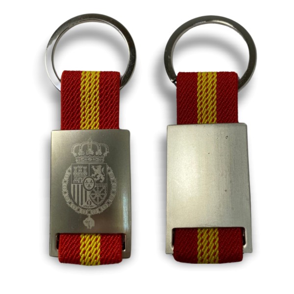 LLAVERO ESCUDO DE ARMAS DEL REY DE ESPAÑA
