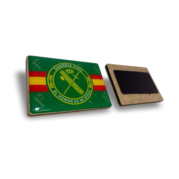 IMÁN DE MADERA GUARDIA CIVIL "EL HONOR ES MI DIVISA"