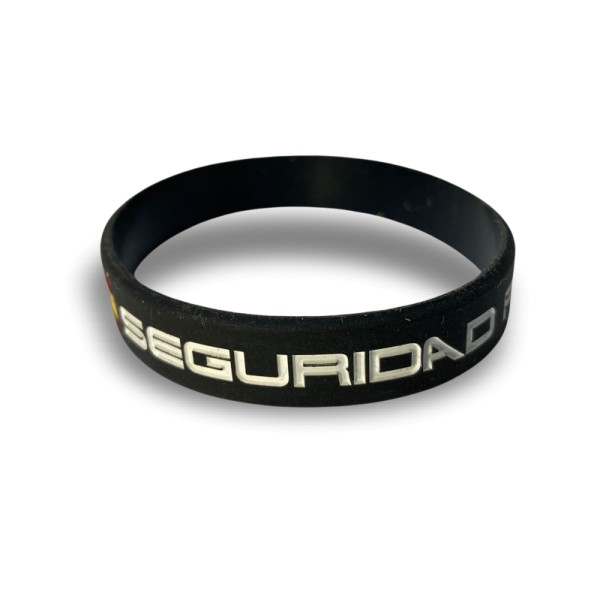 PULSERA SEGURIDAD PRIVADA CON BANDERA DE ESPAÑA