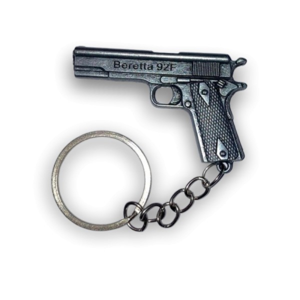 LLAVERO METÁLICO BERETTA 92F METALIZADO
