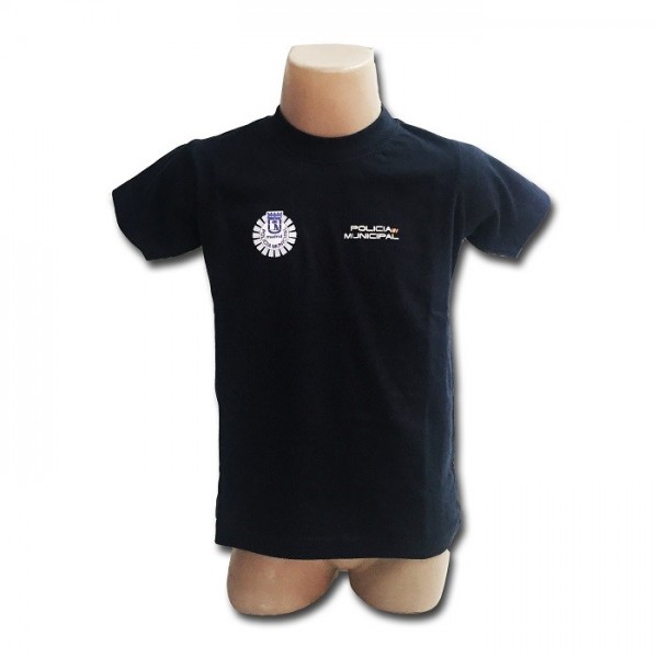 ¡LIQUIDACION! CAMISETA POLICIA MUNICIPAL DE MADRID. TALLAS NIÑOS