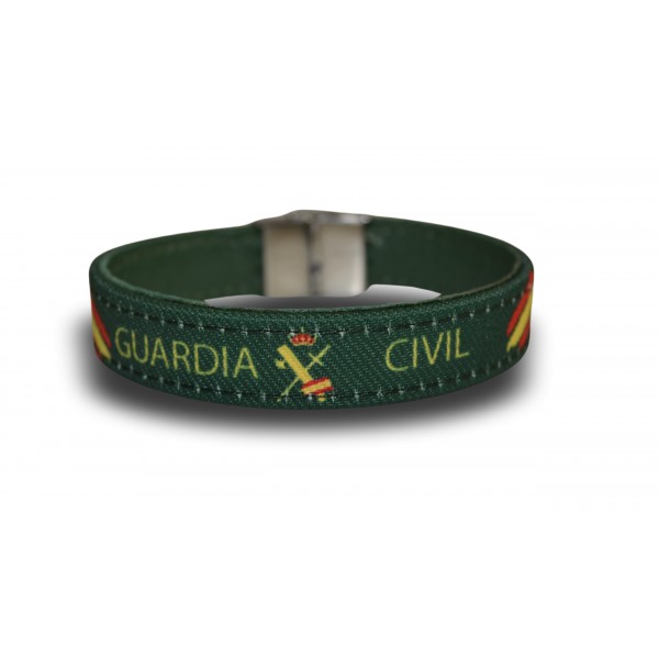 PULSERA GUARDIA CIVIL CON BANDERA DE ESPAÑA
