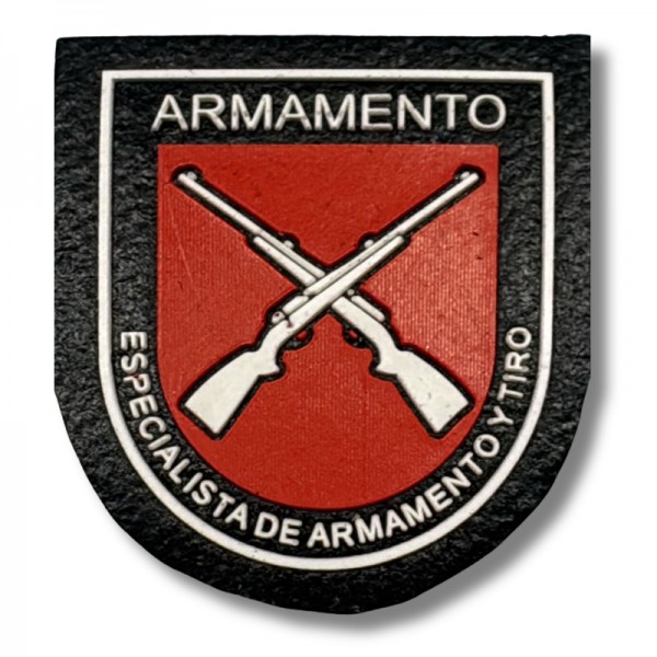 PARCHE ARMAMENTO ESPECIALISTA DE ARMAMENTO Y TIRO 4,5 cm x 4 cm (PECHO)