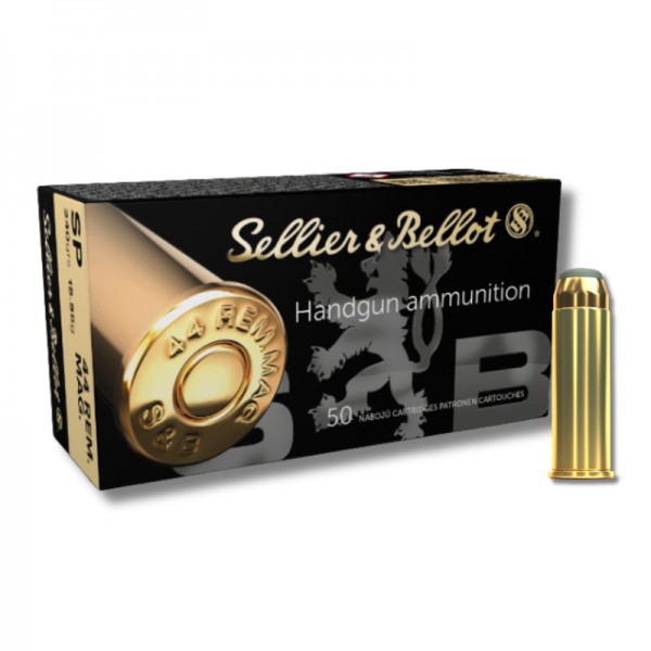 MUNICION METALICA SELLIER BELLOT CALIBRE 44 REM. MAG. SP 240 GRS