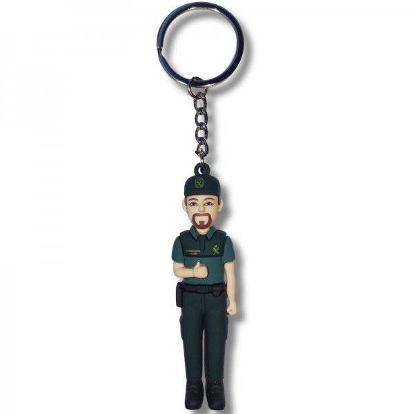 LLAVERO GOMA FIGURA ALUMNO GUARDIA CIVIL (CHICO)