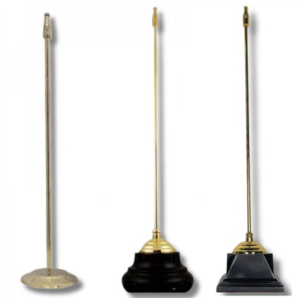 MASTIL / ASTA / PEANA PARA BANDERINES DE SOBREMESA PEANA METAL O MADERA