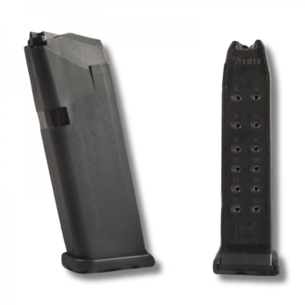 CARGADOR GLOCK 19 CAL. 9x19 (15T) ELEVADOR NEGRO