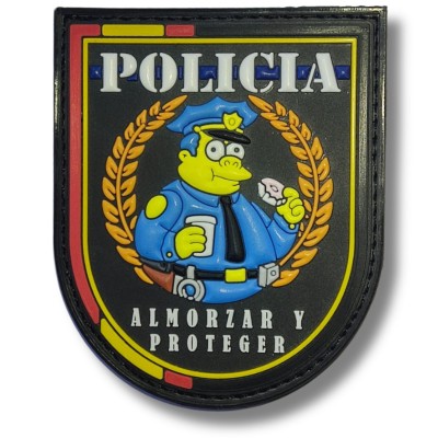 PARCHE DE PVC 3D POLICÍA...