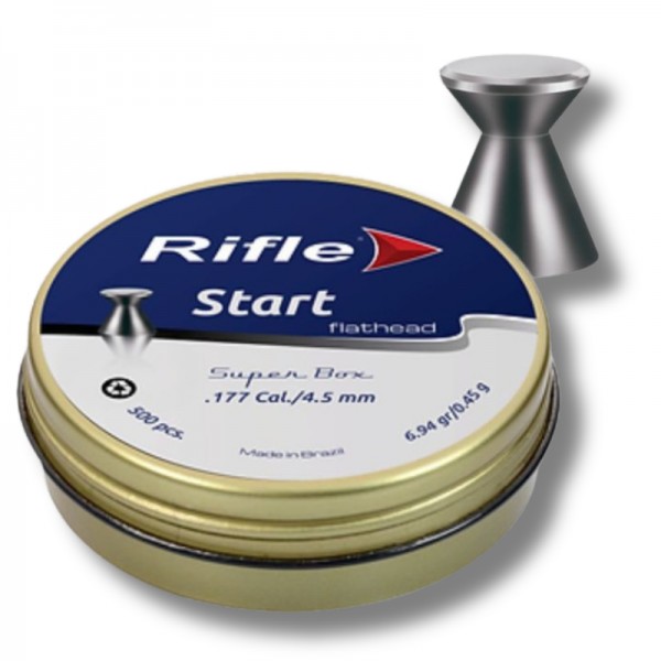 BALINES RIFLE SERIE START FLATHEAD .177 CAL./4,5 MM (500 UDS)