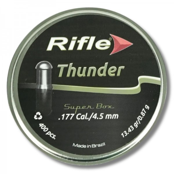 BALINES RIFLE SERIE THUNDER .177 CAL./4,5 MM (400 UDS)