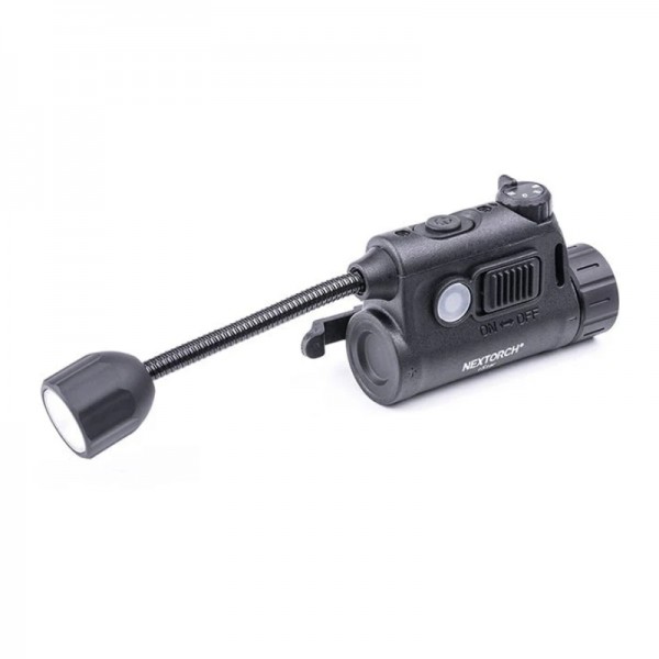 LINTERNA TACTICA NEXTORCH RSTAR 80 LUMENS PARA CASCO CON MULTIFUNCION