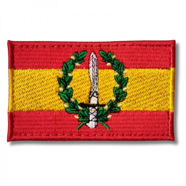 PARCHE BORDADO GOE - BANDERA DE ESPAÑA 5 x 8,4 cm