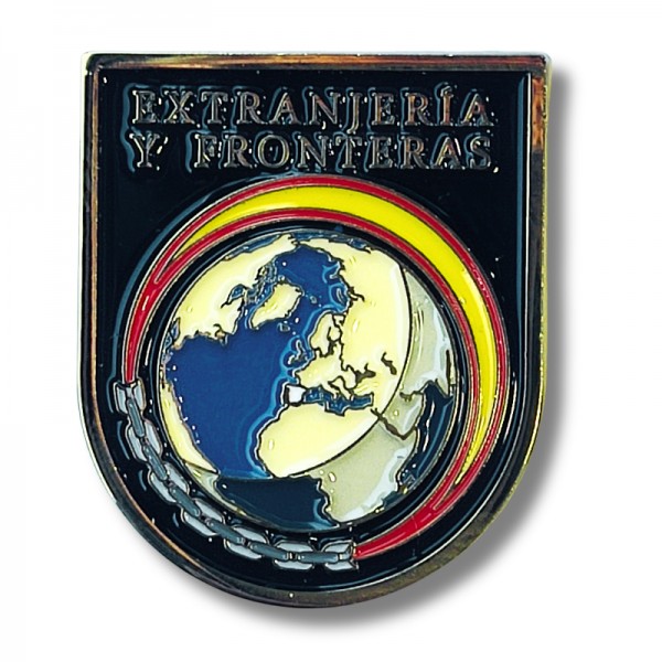 DISTINTIVO FUNCION EXTRANJERIA Y FRONTERAS DE POLICIA NACIONAL