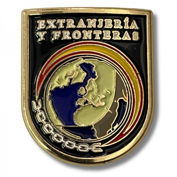 DISTINTIVO FUNCION EXTRANJERIA Y FRONTERAS DE POLICIA NACIONAL MOD.2