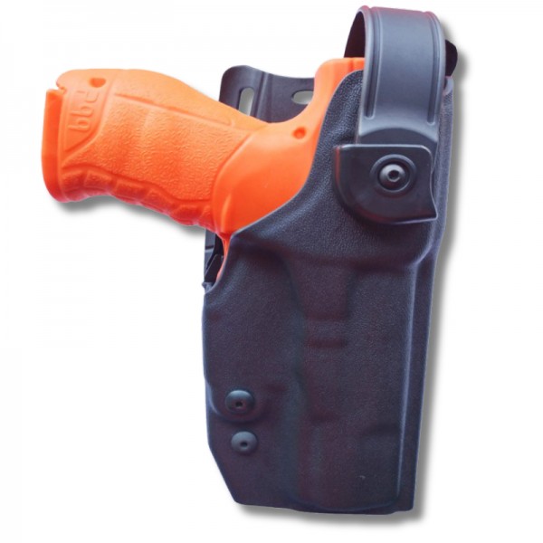 FUNDA RADAR D-SHELL II WALTHER P99 3 NIVELES DE SEGURIDAD (OPCIONAL SISTEMA RDC) + PALA BAJA