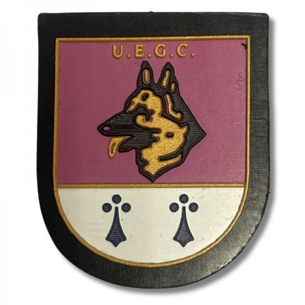 PARCHE PVC OFICIAL GUIAS CANINOS DE POLICIA NACIONAL 3,7 x 3 cm. (PECHO)