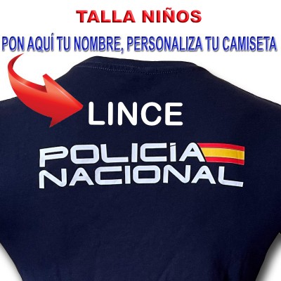 CAMISETA ALGODON POLICIA...
