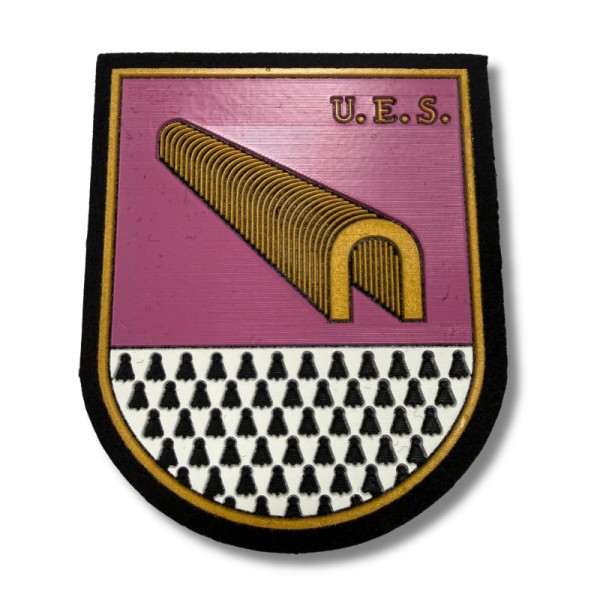 PARCHE PVC  OFICIAL UNIDAD ESPECIAL DE SUBSUELO Y PROTECCION AMBIENTAL DE POLICIA NACIONAL7,3 x 8,5 cm.