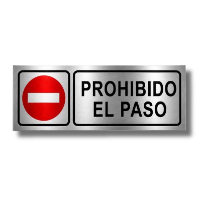 CARTEL METALICO...