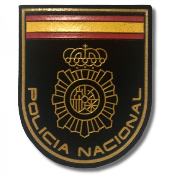 PARCHE PVC POLICIA NACIONAL 8 cm x 7 cm (BRAZO)