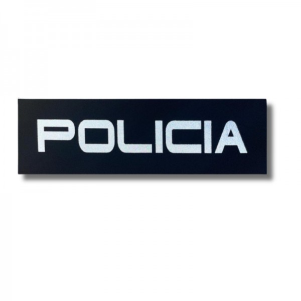 PARCHE / ROTULO REFLECTANTE CON VELCRO 4,5 cm x 13 cm
