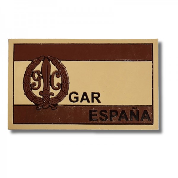 PARCHE PEQUEÑO BANDERA DE ESPAÑA GUARDIA CIVIL GAR ARIDO