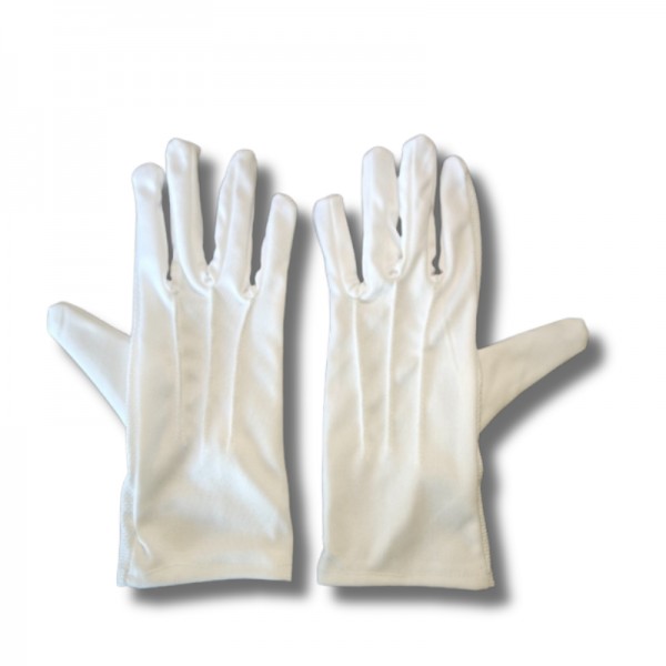 GUANTES DE GALA BLANCOS ANTIDESLIZANTES