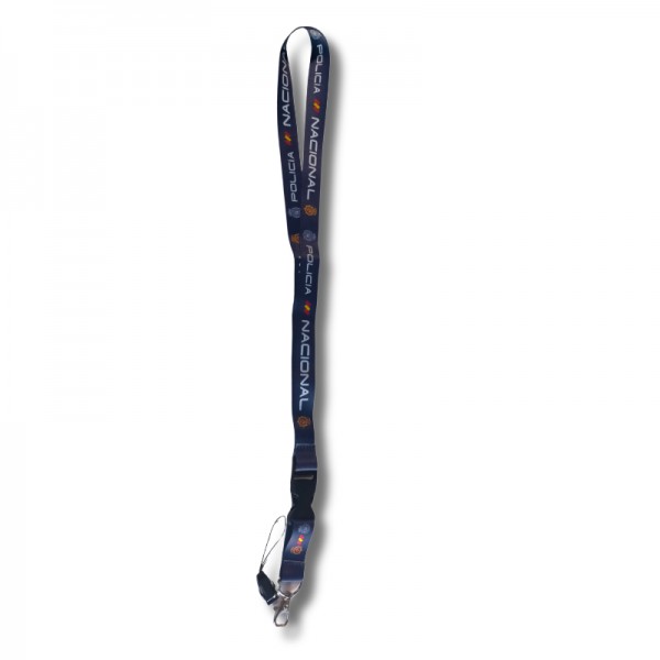 CINTA DE CUELLO LANYARD POLICIA NACIONAL PORTA ACREDITACION